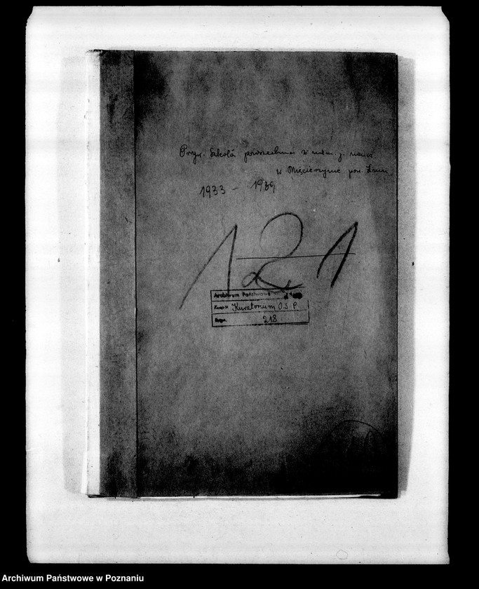 Obraz 4 z jednostki "Prywatna Szkoła Powszechna z niemieckim językiem nauczania w Mięcierzynie powiat Żnin"