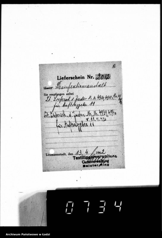 Obraz 16 z jednostki "[Zawiadomienia o przesyłce towarów do odkażania]"