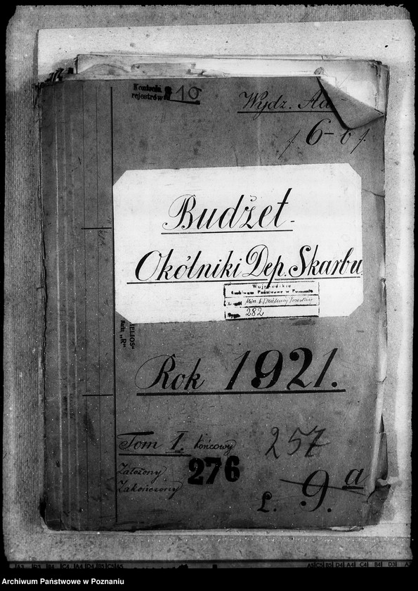 Obraz 4 z jednostki "Budżet, okólniki departamentu skarbu, rok 1921"