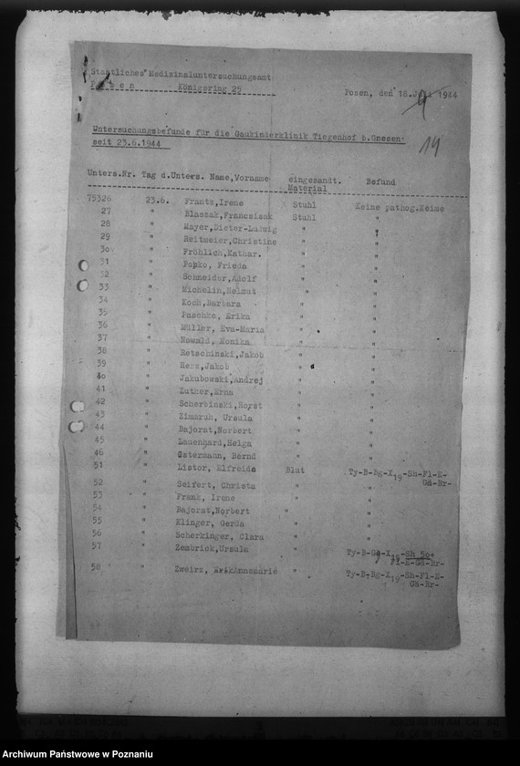 Obraz 18 z jednostki "Massnahmen zur Seuchenbekämpfung"