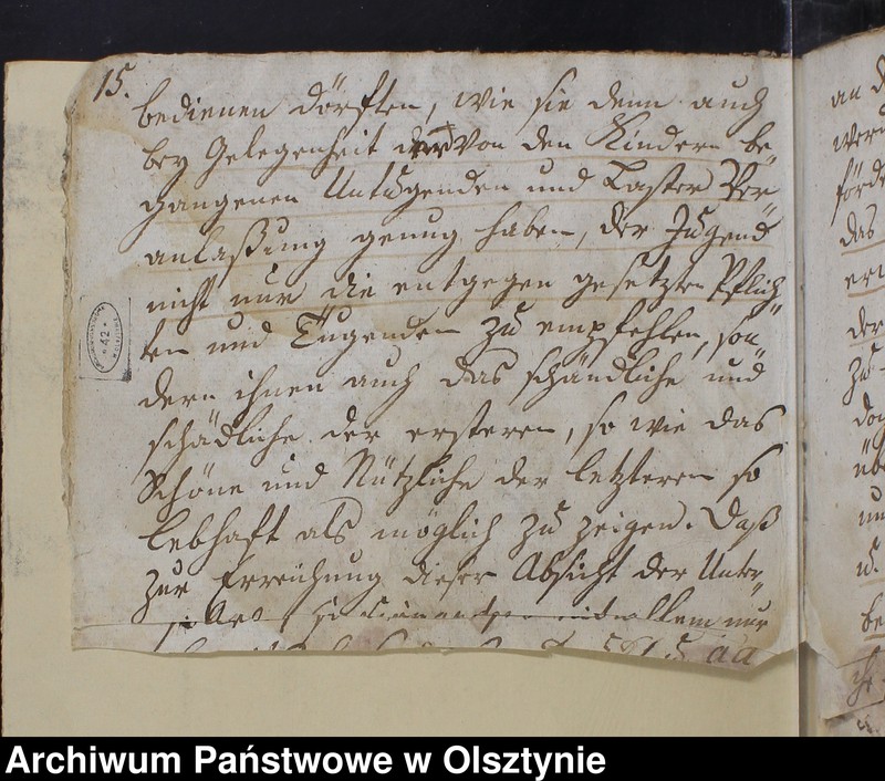 image.from.unit.number "Fernere Verordnungen, Cicularia und Correspondencen in der Schulsachen"