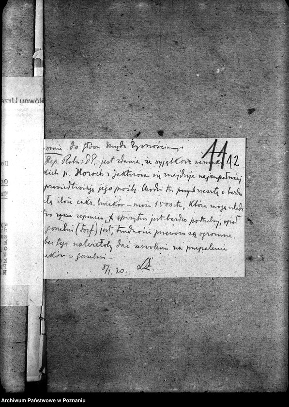 image.from.unit.number "Sprawy ogólno - administracyjne Cukrownictwo, cukrownie i buraki"