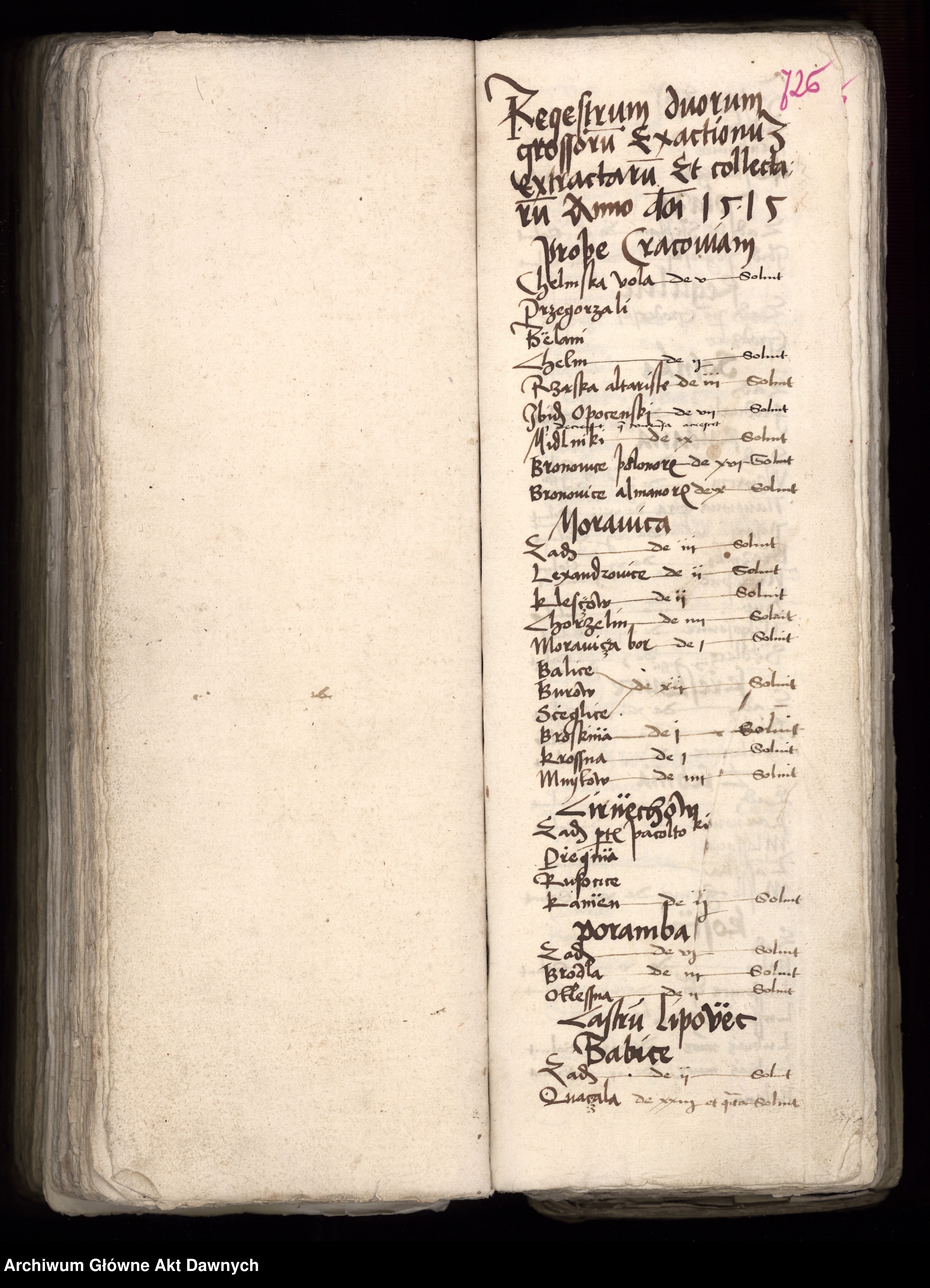 Skan z jednostki: Rejestry poborowe woj. krakowskiego.