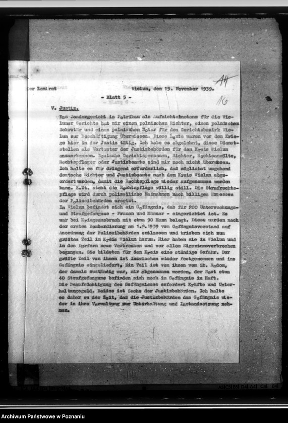 Obraz 19 z jednostki "Lageberichte aus dem Kreise Welun"