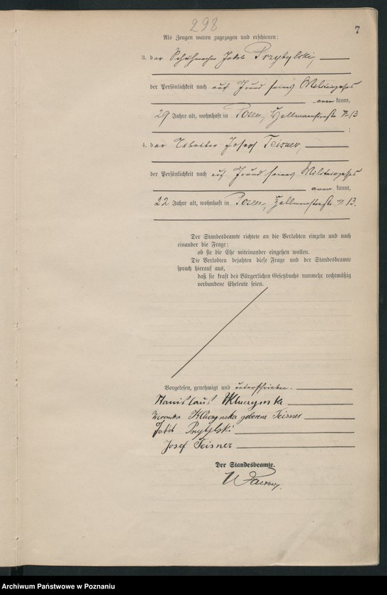 Obraz 9 z jednostki "Księga miejscowa małżeństw tom II [Rejestr główny małżeństw]"