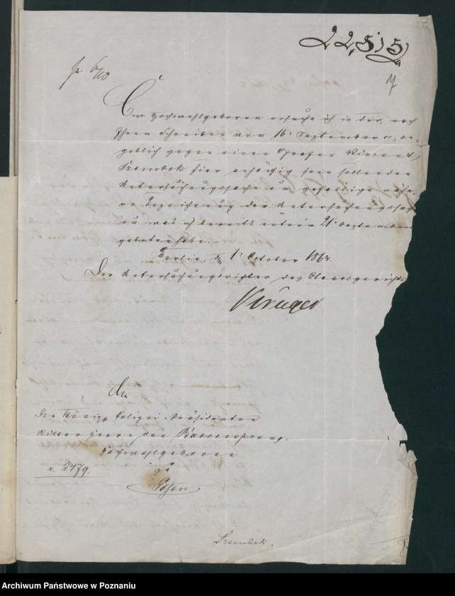 Obraz 10 z jednostki "A. betr. den Graf Vinzent Szembeck"