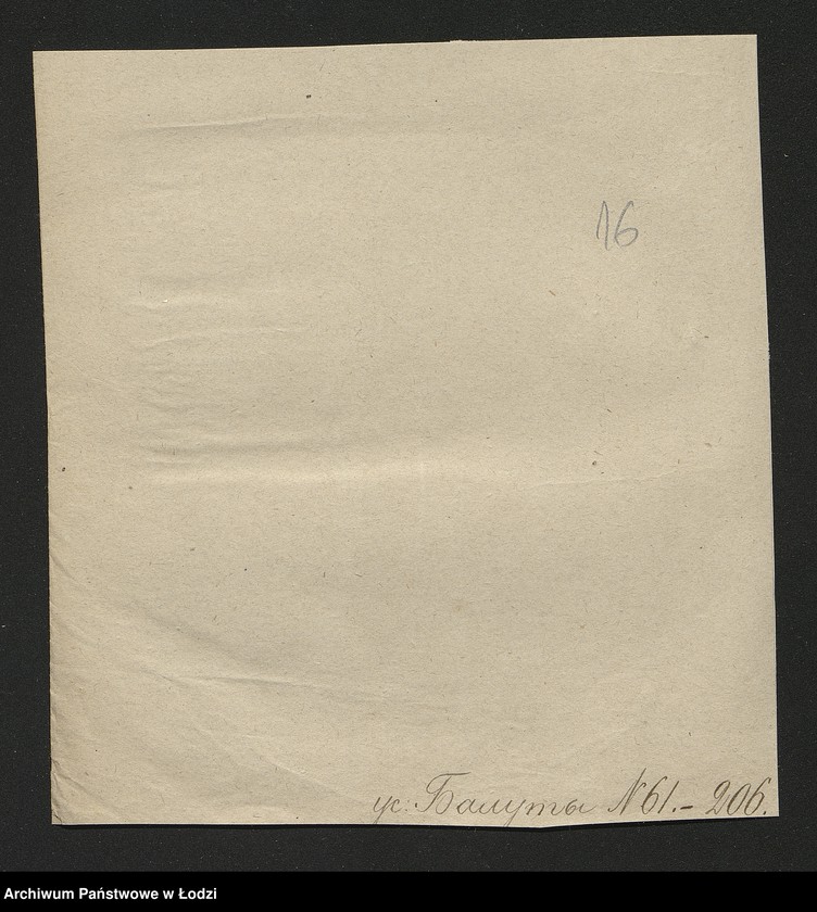 Obraz 18 z jednostki "Dowody metrykalne stałych mieszkańców osady Bałuty nr domu 61"