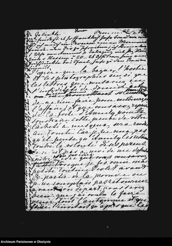 image.from.unit.number "/Entwürfe der Anna Gfin Lehndorff geb. Hahn zu Briefen an den Kaiser, ihren Mann, die Kinder, ihre Brüder Friedrich, Franz u. Max, an die Herzogin, wegen Annies Heirat mit dem Gf. Bniński, 10 Briffe an Paula u. a. /"