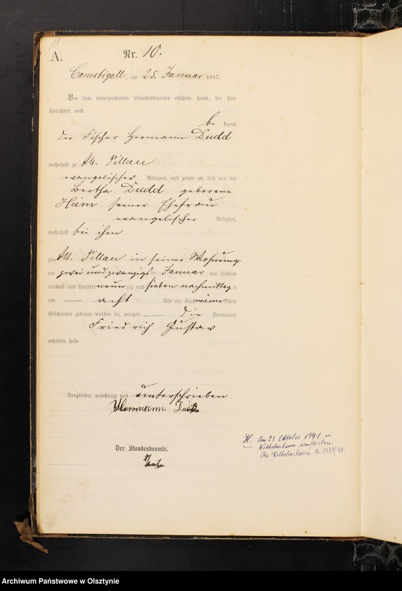 image.from.unit.number "Geburts-Haupt-Register Nr 1 - 164"