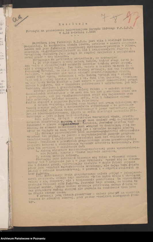 image.from.unit.number "Korespondencja Związku Weteranów Powstań Narodowych Rzeczypospolitej Polski i Związku Powstańców Wielkopolskich."