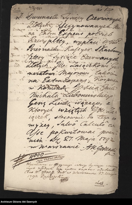 image.from.unit.number "Zbiór pism rozmaitych Wydziału Wojskowego tyczących, w. XVI - XVIII"