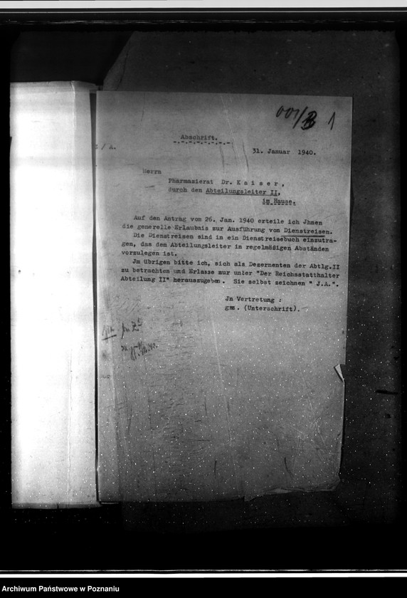 Obraz 6 z jednostki "Dienstreisen - allgemein"