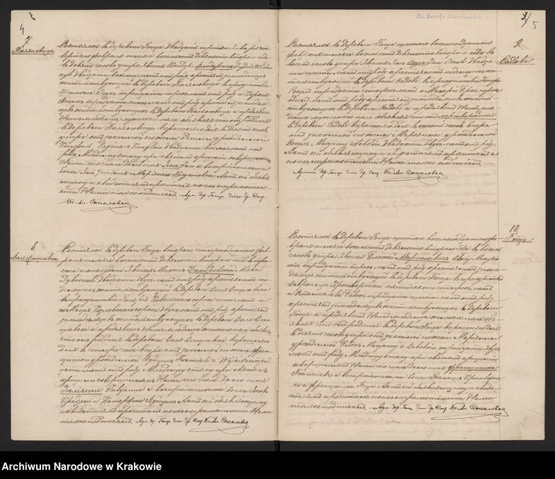 Obraz 6 z jednostki "Duplikat Aktów Urodzonych, Zaślubionych i Zmarłych w Parafii Goszcza w 1892 r."