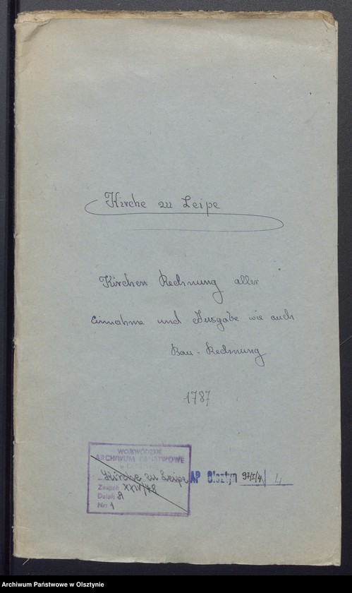 image.from.unit.number "Kirchen Rechnung aller Einnahme und Ausgabe wie auch Bau-Rechnung"