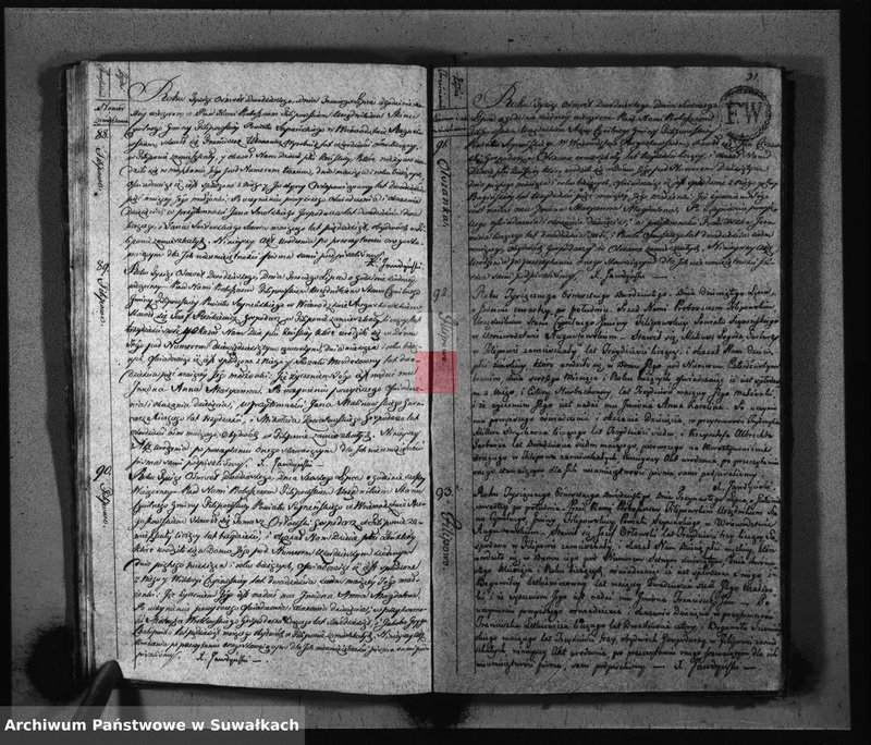 Obraz 18 z jednostki "Akta Urodzenia Gminy Filipowskiey od d. 1 Stycznia do dn. 31 Grudnia 1820 r."