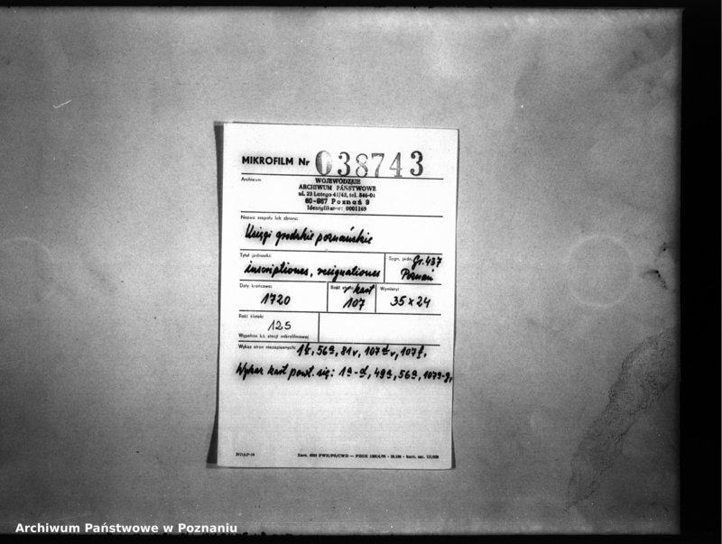 Obraz 2 z jednostki "Inscriptiones, resignationes [protocollon]"