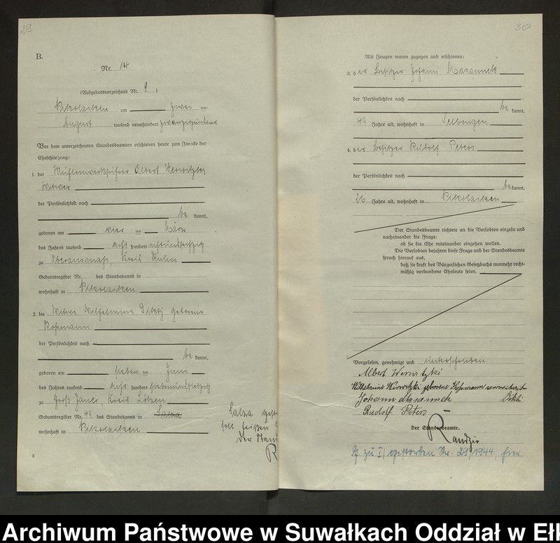 image.from.unit.number "Heirats=Haupt=Register des Königlichen Preussischen Standes-Amtes Nikolaiken Kreis Sensburg"