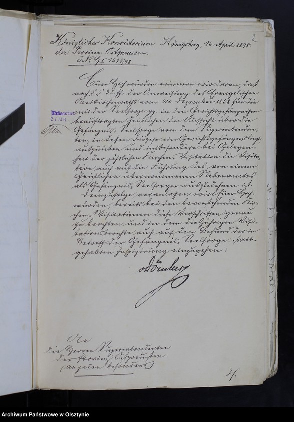 image.from.unit.number "Visitationen : Visitationspläne und Visitationsberichte, Schriftwechsel usw."