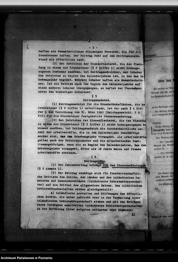 Obraz 10 z jednostki "Angelegenheiten der Kommunalverbände. Beiträge zum Reichsnährstand. Gemeindeabgaben."