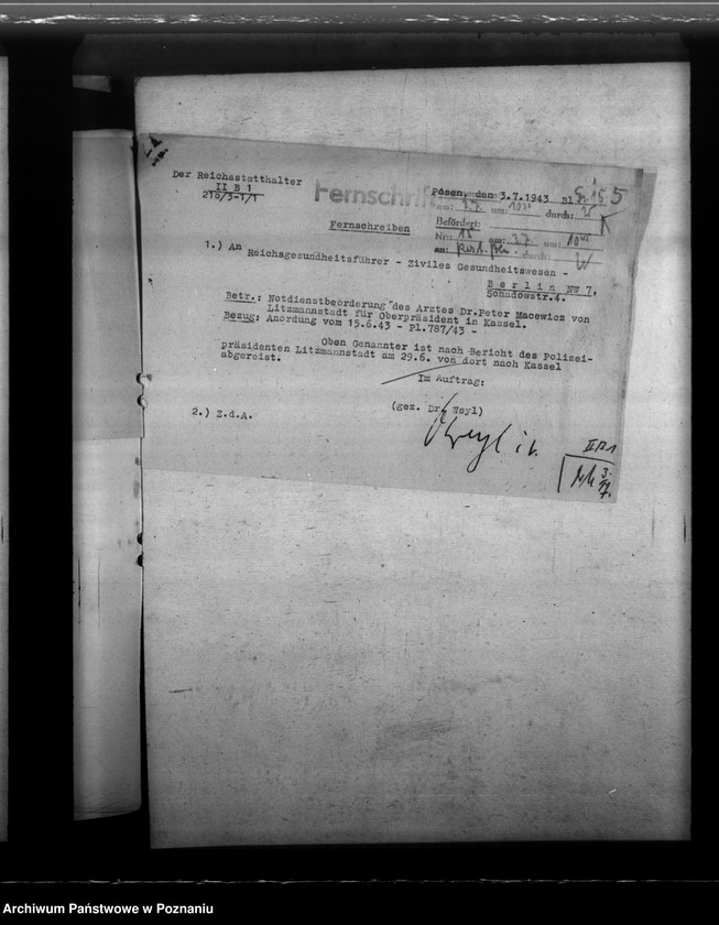 Obraz 9 z jednostki "Notdienstverpflichtung der Ärzte"