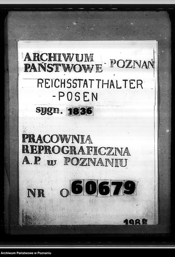 Obraz 14 z jednostki "Berichte das Landrats des Kreises Sieradz über die Einwohnerzahl von zduńska Wola und die Beutegüter auf dem Eisenbahngelünde in Karsznice und Zduńska Wola"