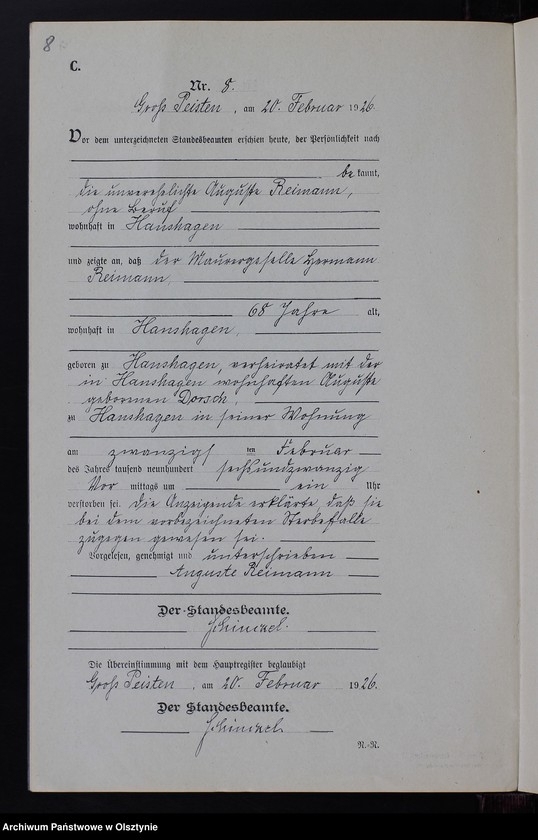 image.from.unit.number "Sterbe-Neben-Register Nr 1 - 18 [ Księga zgonów - wtóropis ]"