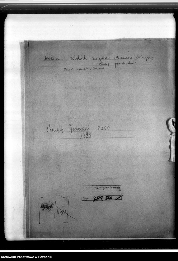 Obraz 4 z jednostki "Statut Federacji Polskich Związków Obrońców Ojczyzny"