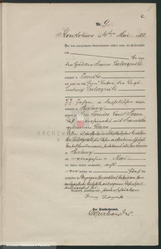 Obraz 12 z jednostki "Księga Aktów zgonu [Rejestr główny zgonów]"