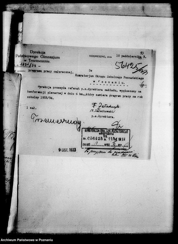 Obraz 13 z jednostki "Państwowe Gimnazjum Klasyczne- Trzemeszno"