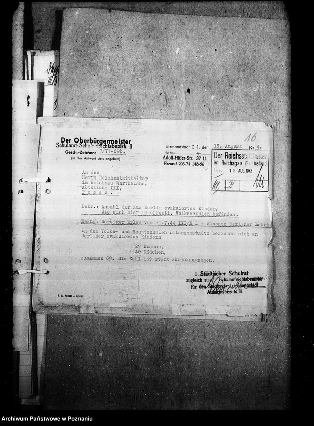 Obraz 20 z jednostki "Dzieci szkolne ewakuowane z Berlina."