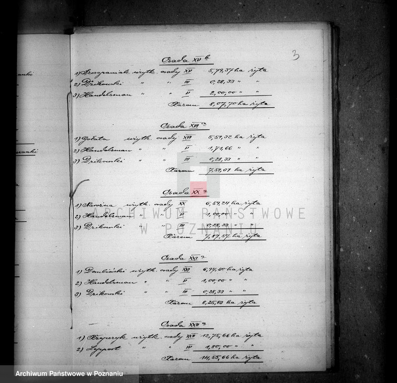 Obraz 7 z jednostki "Obliczenie bonitacji do planu dzielczego majątku Trzeciewnica wyrzyskiego"