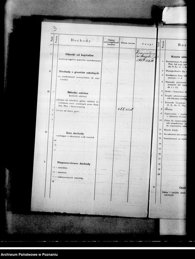 Obraz 6 z jednostki "Szkoła Powszechna- Targowiska, powiat Śmigiel"