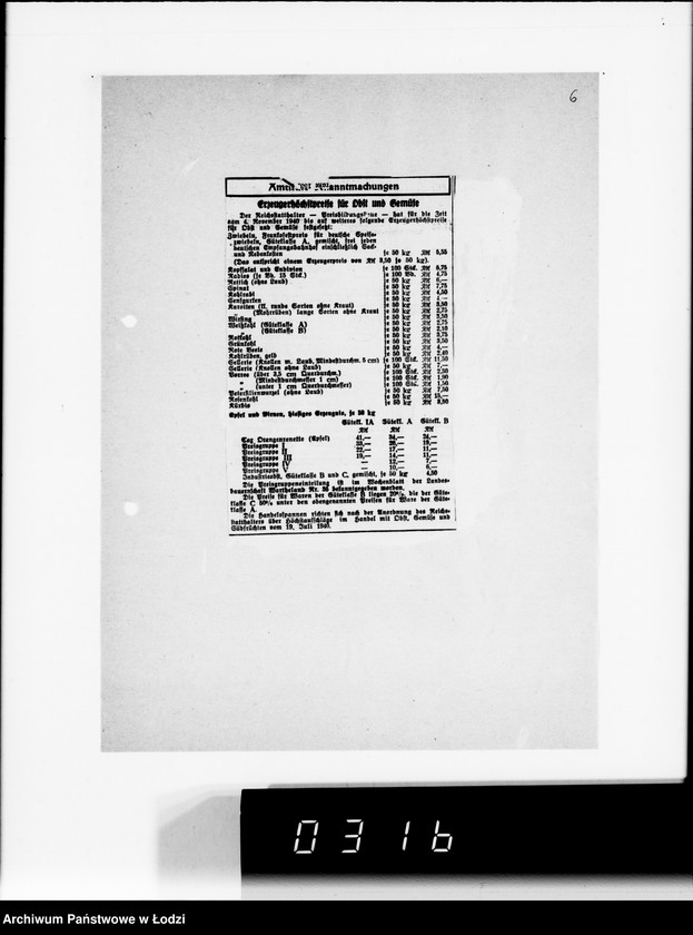 Obraz 10 z jednostki "Amtliche.Bekanntmachungen, Erzeugerhöhstpreise für Obst und Gemüse."