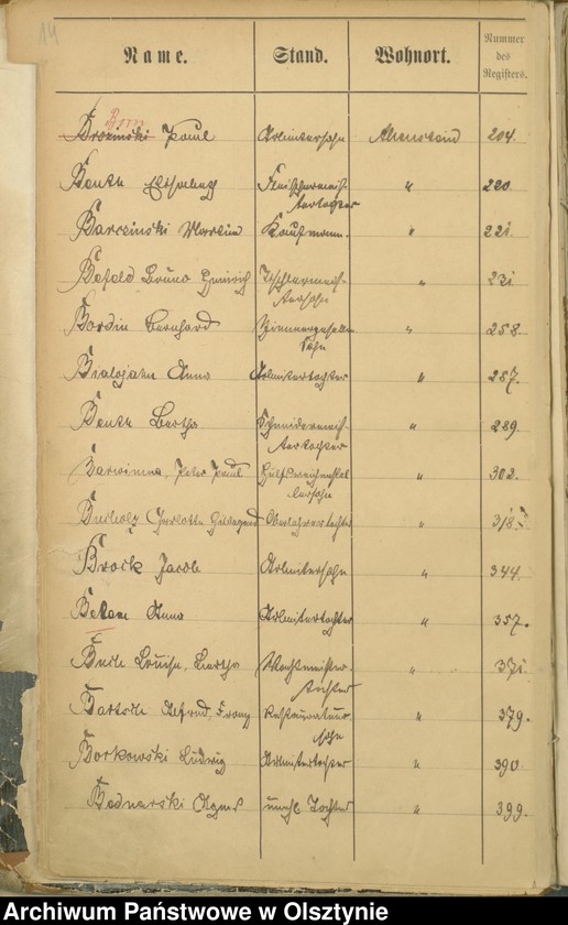 image.from.unit.number "Alphabetisches Namenverzeichnis zum Geburtenbuch"
