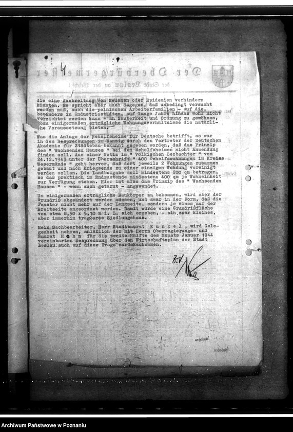 Obraz 8 z jednostki "Deutsches Wohnungshilfswerk. Bau von Behelfsheimen im Kreise Leslau (Włocławek)"