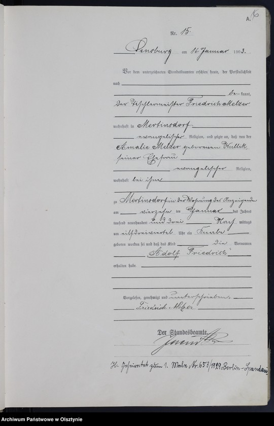 image.from.unit.number "Geburts-Haupt-Register Nr 1 - 318"