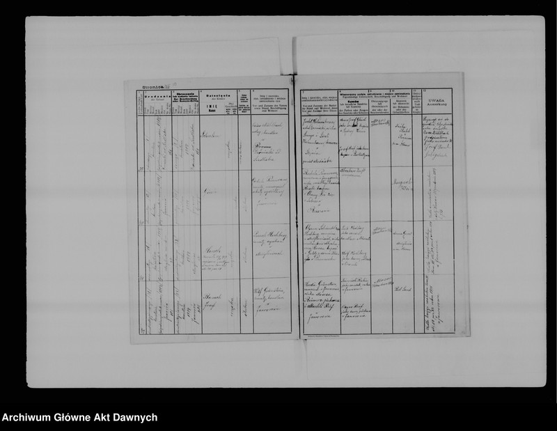 image.from.unit.number "Gmina wyznaniowa: Jaworów. Powiat: Jaworów. Księga metrykalna urodzeń, t. XII."