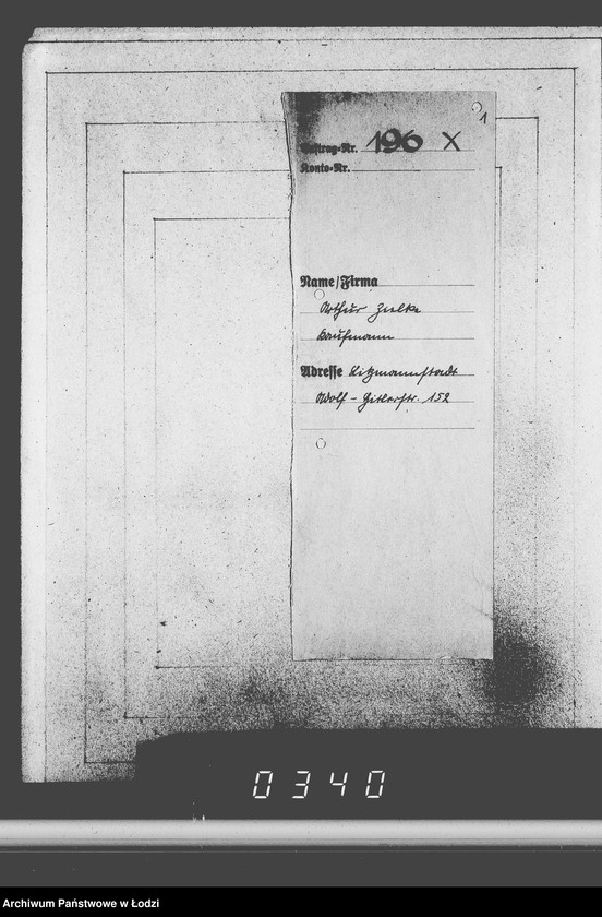 Obraz 5 z jednostki "J.196-210 [Wnioski Żydów w Getcie o zwrot długów za wzięty na kredyt towar przez kupujących]"