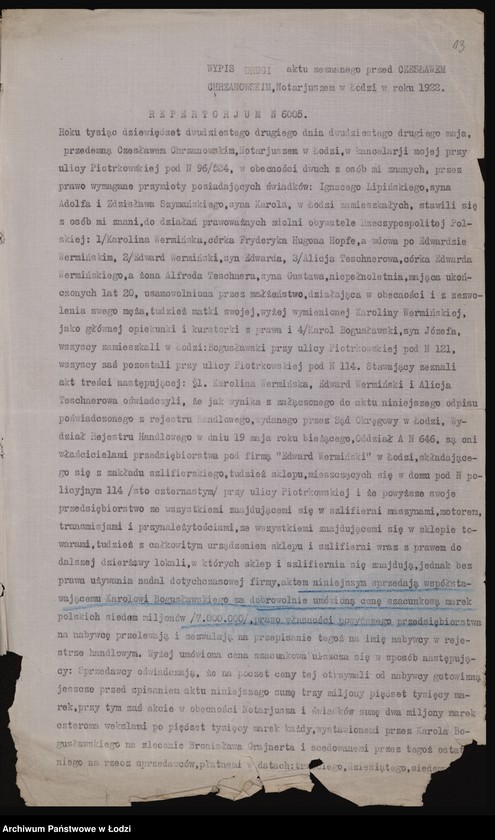 Obraz 15 z jednostki "Edward Wermiński- szlifiarnia szkła"