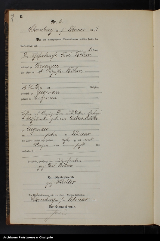 image.from.unit.number "Sterbe-Neben-Register Nr 1 - 70"
