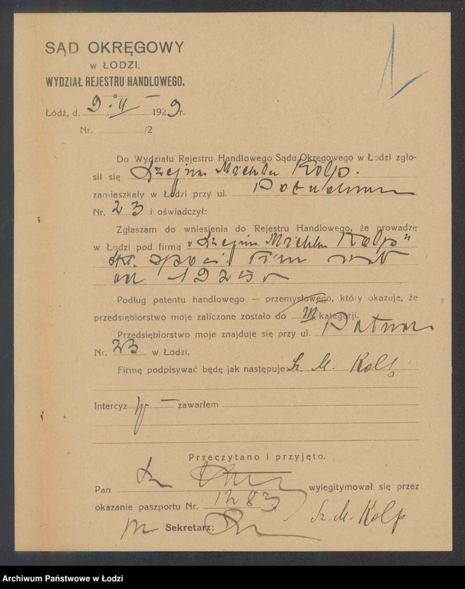 Obraz 3 z jednostki "Szejna Michla Kolp- sklep spożywczy"