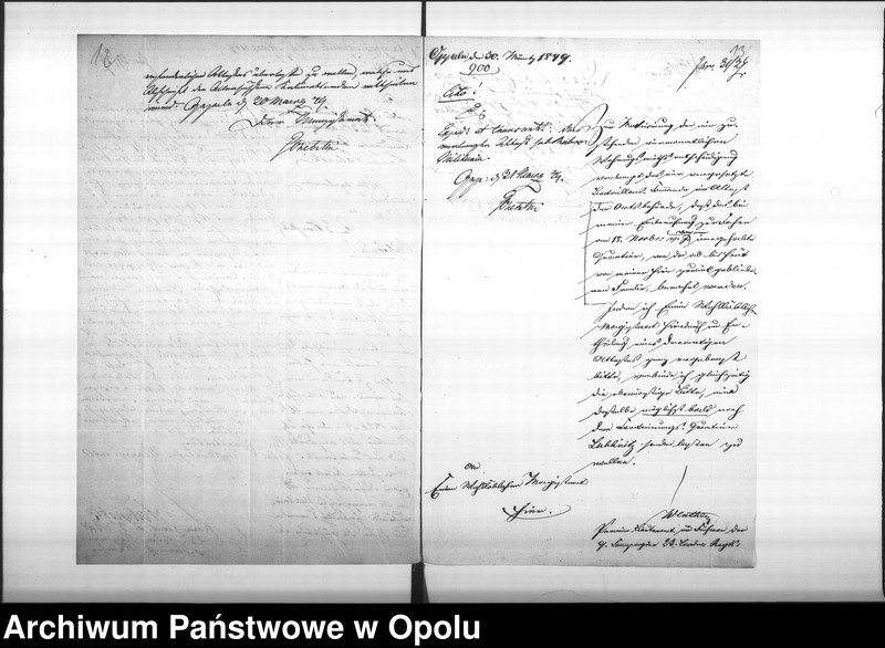 Obraz 14 z jednostki "Acta des Magistrats zu Oppeln betreffend: die Unterstützung der Familien eingezogener Landwehrmänner. de Anno 1848"