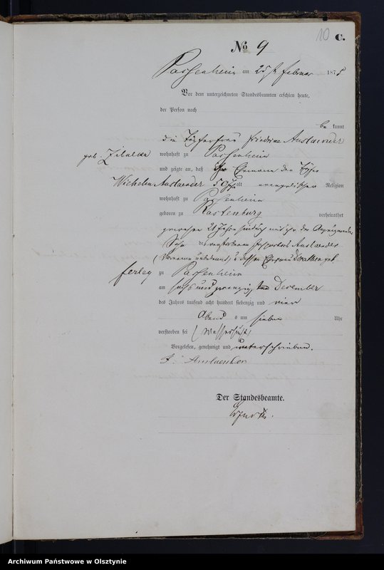 image.from.unit.number "Haupt-Sterbe-Register Nr 1 - 58"