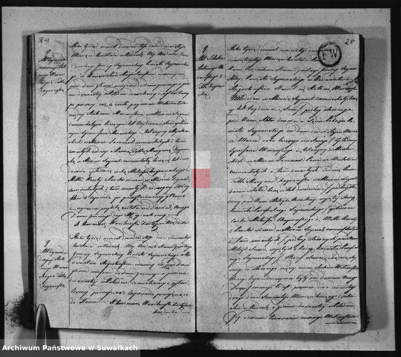 image.from.unit.number "Akta zaślubionych stanu cywilnego gminy seyneńskiey od 1-go stycznia 1820 roku."