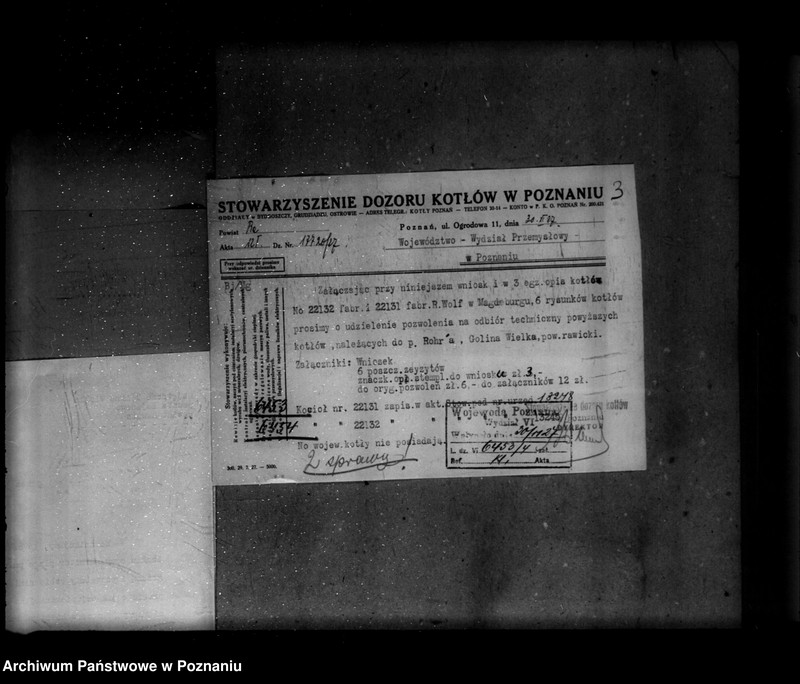 Obraz 7 z jednostki "Gorzelnia rolnicza W. Rohra w Golinie Wielkiej nr woj. kotła 6042"