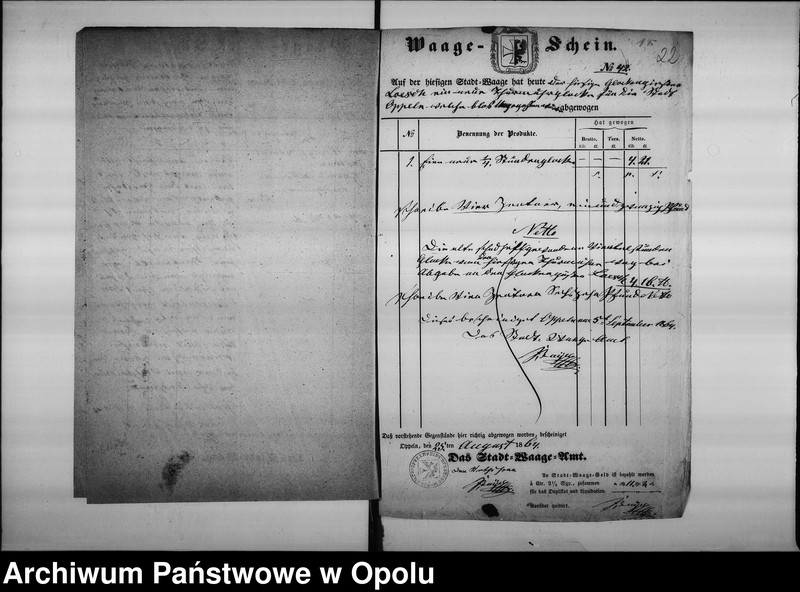 Obraz 17 z jednostki "Acta des Magistrats zu Oppeln betreffend: die Reparatur der Thurm-Uhr durch Garbe und Schoenheid und Anfertigung einer Neuen durch C. Weiss de Anno 1844"