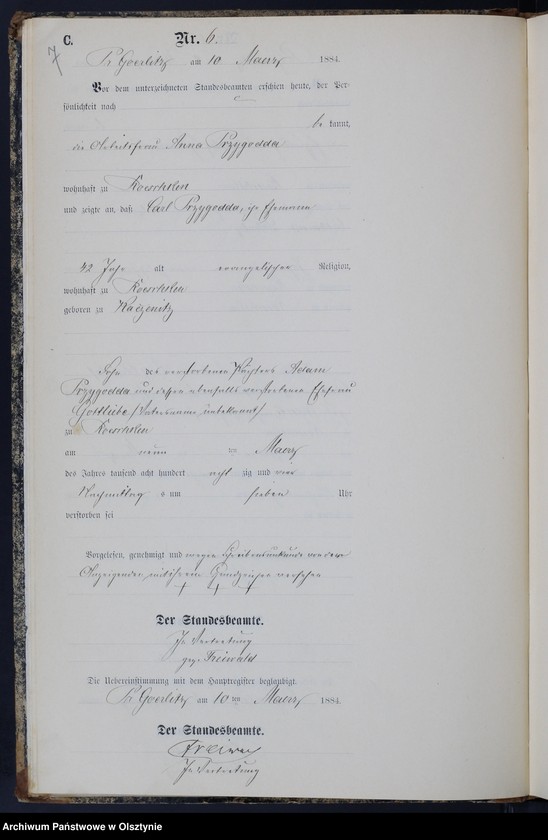 image.from.unit.number "Sterbe-Neben-Register Nr 1 - 42"