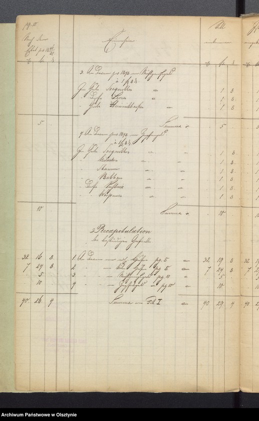 image.from.unit.number "Kirchen Rechnung der Sorquittenschen Kirche aller Einnahme und Ausgabe"