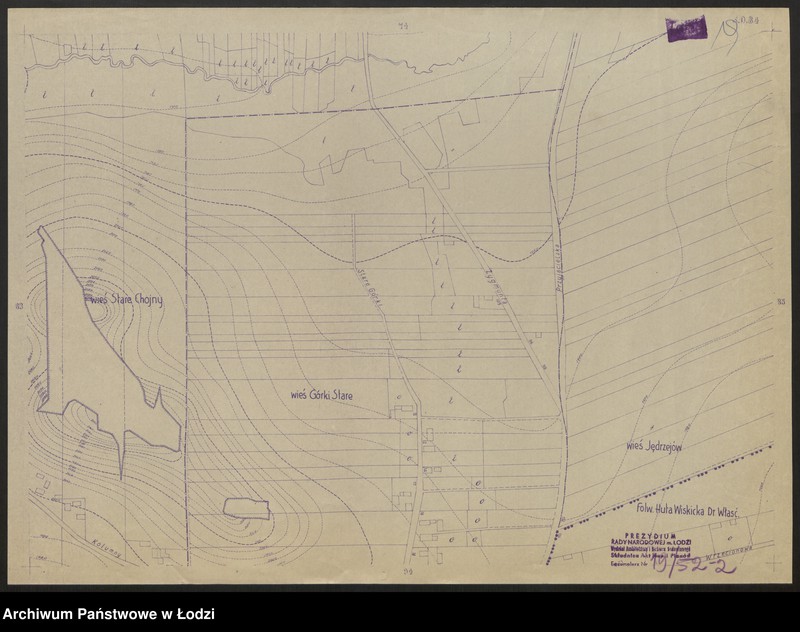 Obraz 2 z jednostki "Plan m. Łodzi 1:2000, odbitki. Sekcja SO 84"