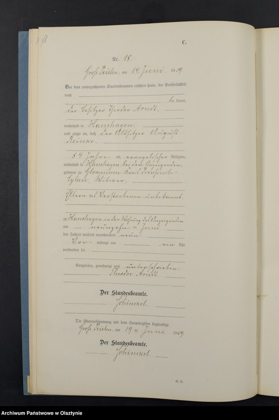 image.from.unit.number "Sterbe-Neben-Register Nr 1 - 34"